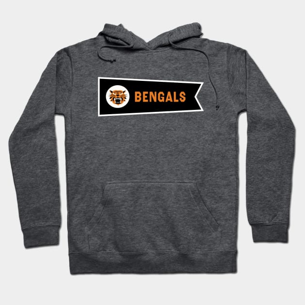 Cincinnati Bengals Pennant Hoodie by sombreroinc